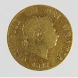 Half Sovereign 1817, S.3786, VG/F