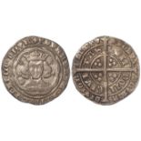 Edward III silver Groat, London mint, Fourth Coinage Pre-Treaty Period, Series E (1354-55), S.