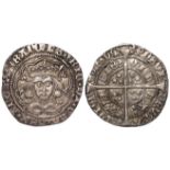 Henry VI First Reign silver Groat, Calais mint, Annulet issue (1422-1430), S.1836. 3.71g. VF