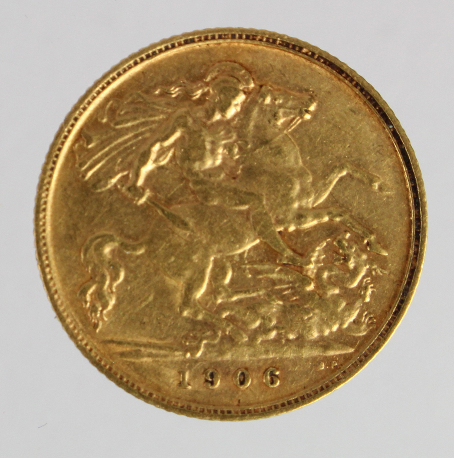 Half Sovereign 1906 nVF - Image 2 of 2