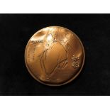 Japanese / French Commemorative Medal, bronze d.88mm: Josetsu (Japanese painter 1405-1496) (medal)