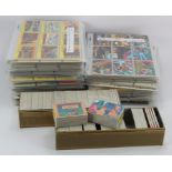 Trading Cards, Box containing approx 62 complete sets, some in pages, some duplication, mainly EXC
