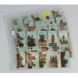British American Tobacco - Buildings 1905 issue, part set 49/50 in pages (missing Milan Cathedral)