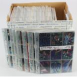 Trading Cards, Box of approx 50 complete sets in large pages, mainly EXC, some duplication   (