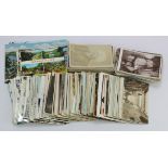 Assorted original collection in box, vintage & modern   (approx 413 cards)