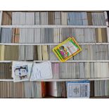 Trading Cards, large box containing approx 2500 sorted odds, great duplication, needs viewing,