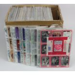 Trading Cards, Box of approx 65 part sets in pages, mainly EXC, some duplication   (Buyer collects)