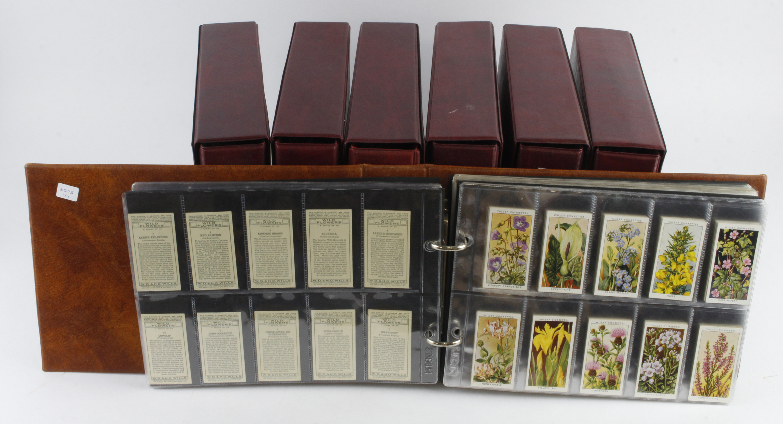 Collection of approx 67 complete sets in pages in 7 modern albums, issuers include Cope, Players,
