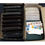 GB FDC collection housed in several binders and some loose still in Royal Mail envelopes. Covering