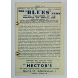 Birmingham v Tottenham F/L South 6th October 1945 programme (hole punched)