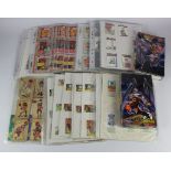 Trade & Trading Cards - 2 boxes, 1 containing small quantity of part sets in large pages & the other
