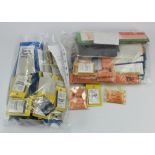 Accessories - qty of packets with unused Hagner mounts - blocks and strips. High retail lot (Qty)