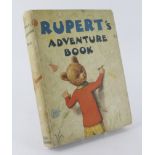 Bestall (Alfred E.). Ruperts Adventure Book, 1st edition, published Daily Express, 1940, colour