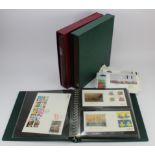 Benham Silk large size FDC's housed in two full albums 1984 to 1994, plus a few loose other GB FDC'