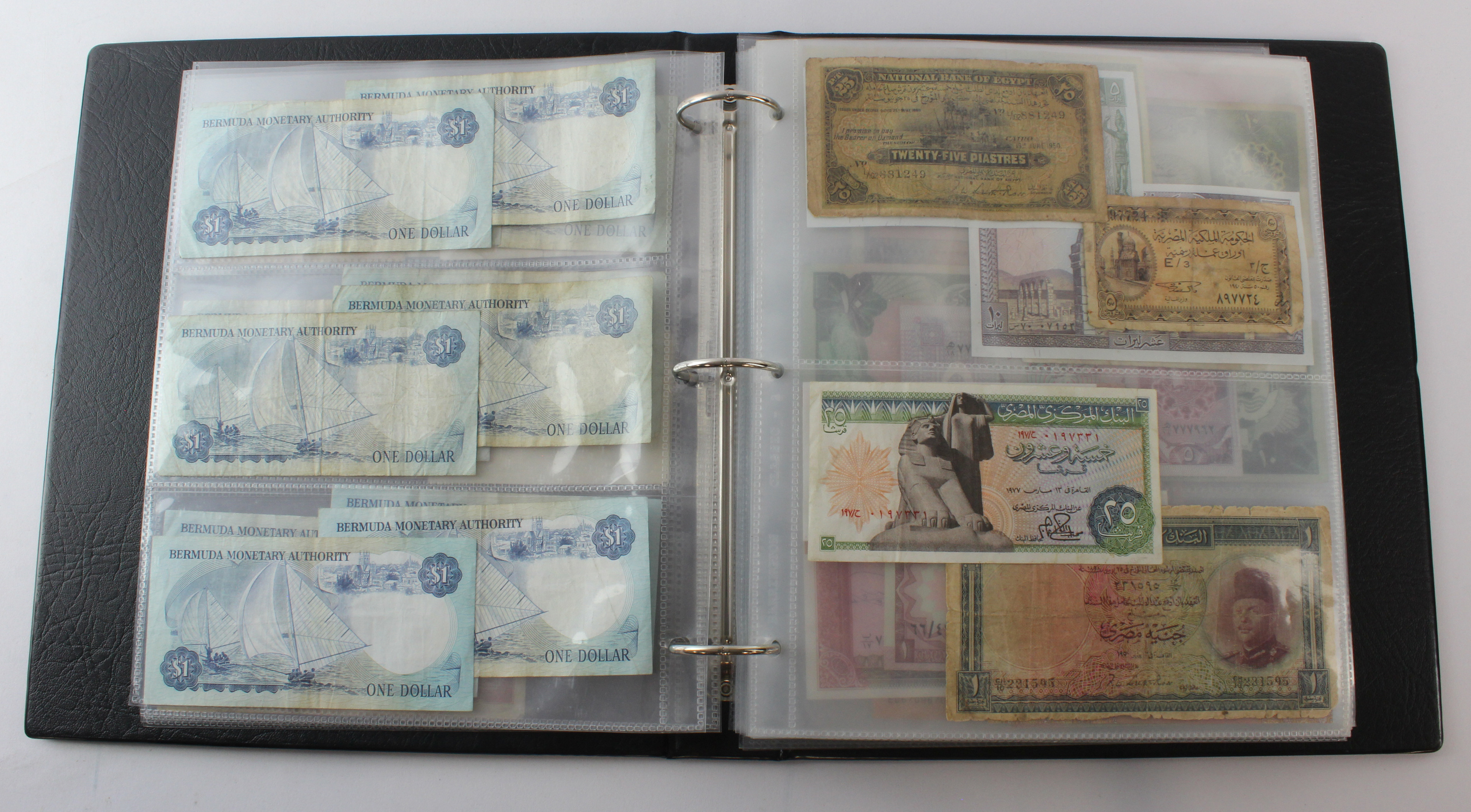 World (164), an album of mixed world notes to include a group of King George VI from East Africa, - Image 6 of 39