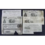 Provincial Banks (6), Christchurch & Wimborne Bank 1 Pound dated 1825, serial No. 13314 for Dean,
