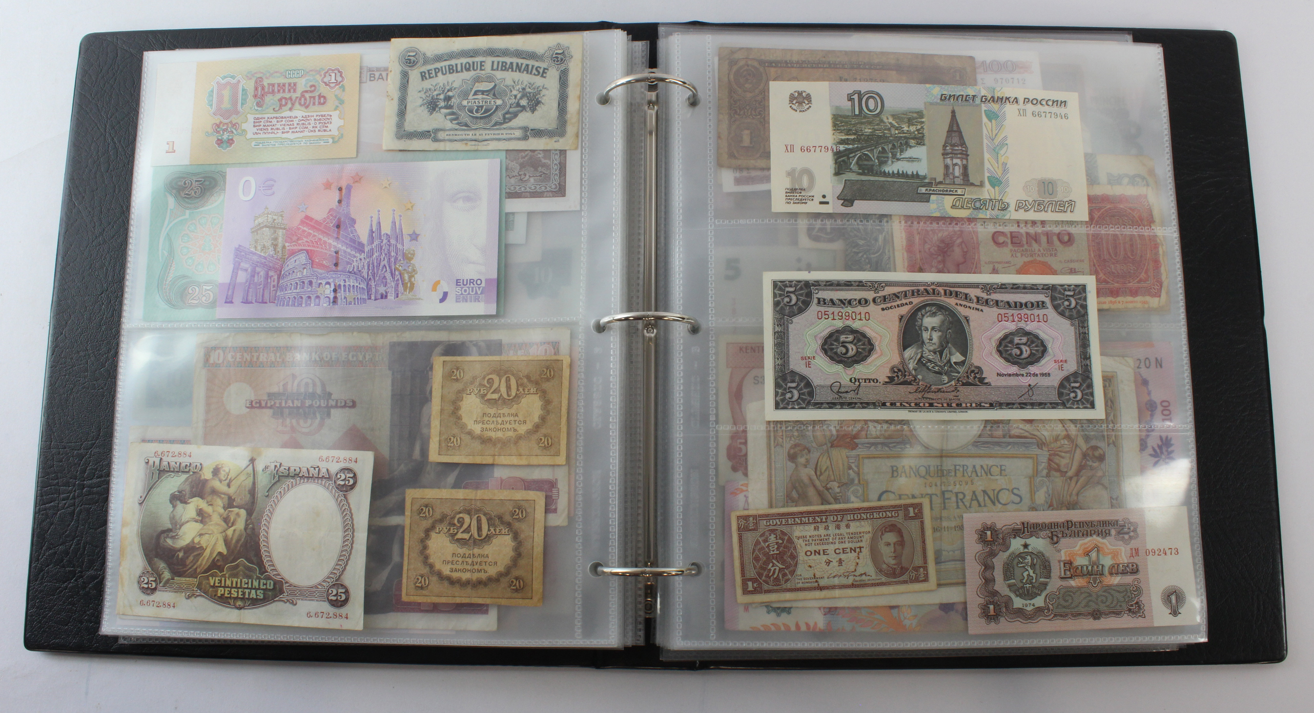 World (164), an album of mixed world notes to include a group of King George VI from East Africa, - Image 16 of 39