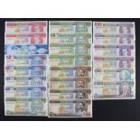 Barbados (22), an interesting group ranging from 1 Dollar to 100 Dollars, date range 1973 - 2016,