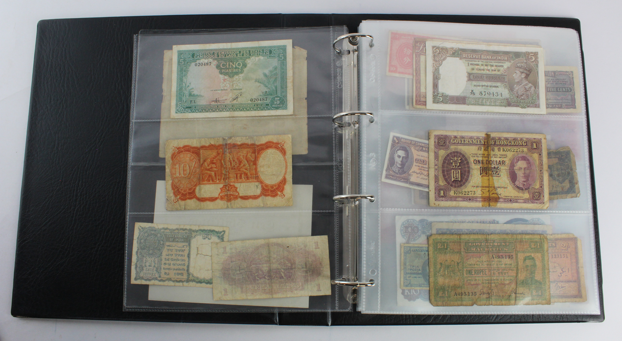 World (133), an album of mixed world notes in slipcase to include Mafeking Seige note, Mauritius 1 - Image 4 of 41