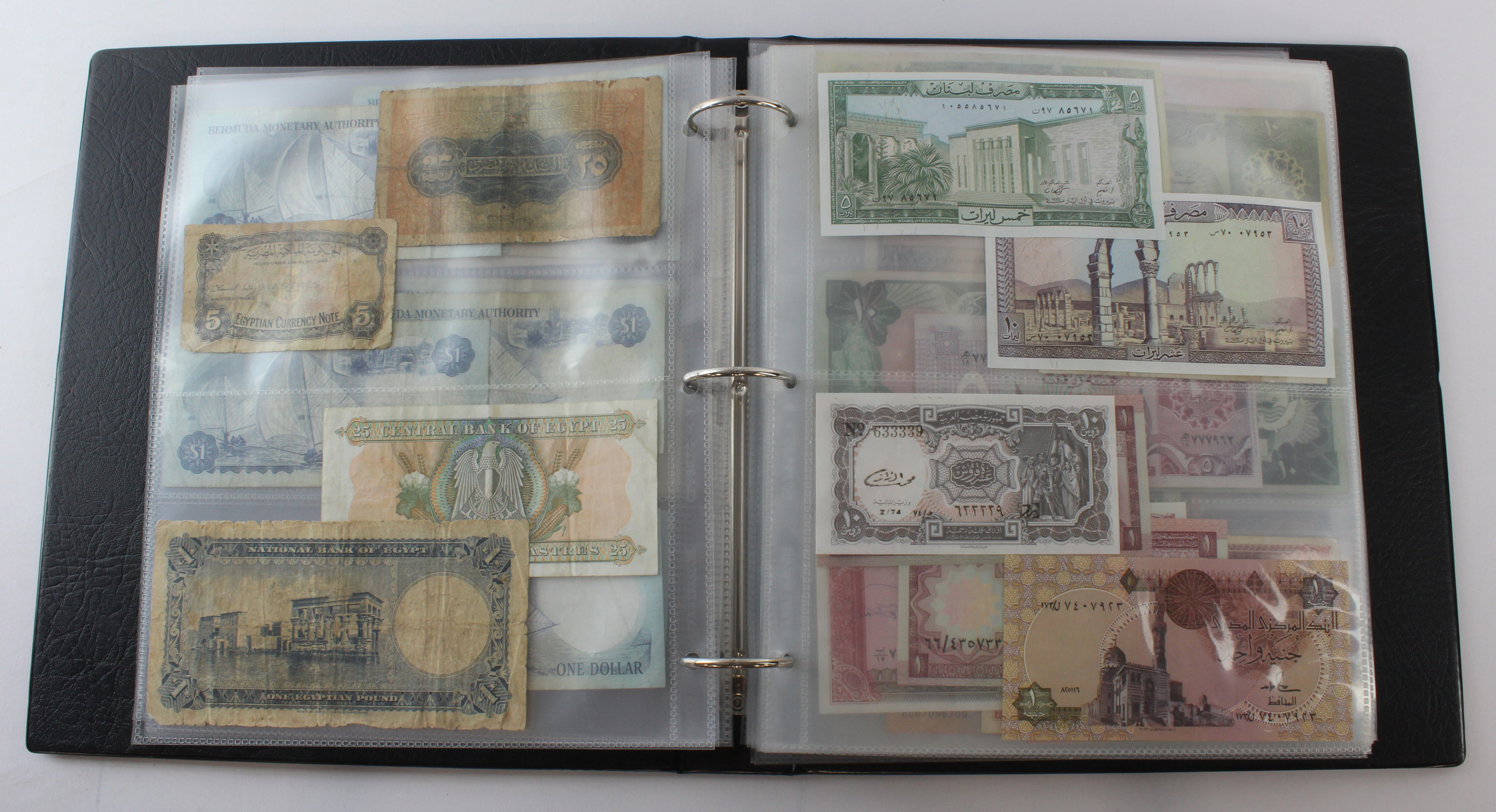World (164), an album of mixed world notes to include a group of King George VI from East Africa, - Image 7 of 39
