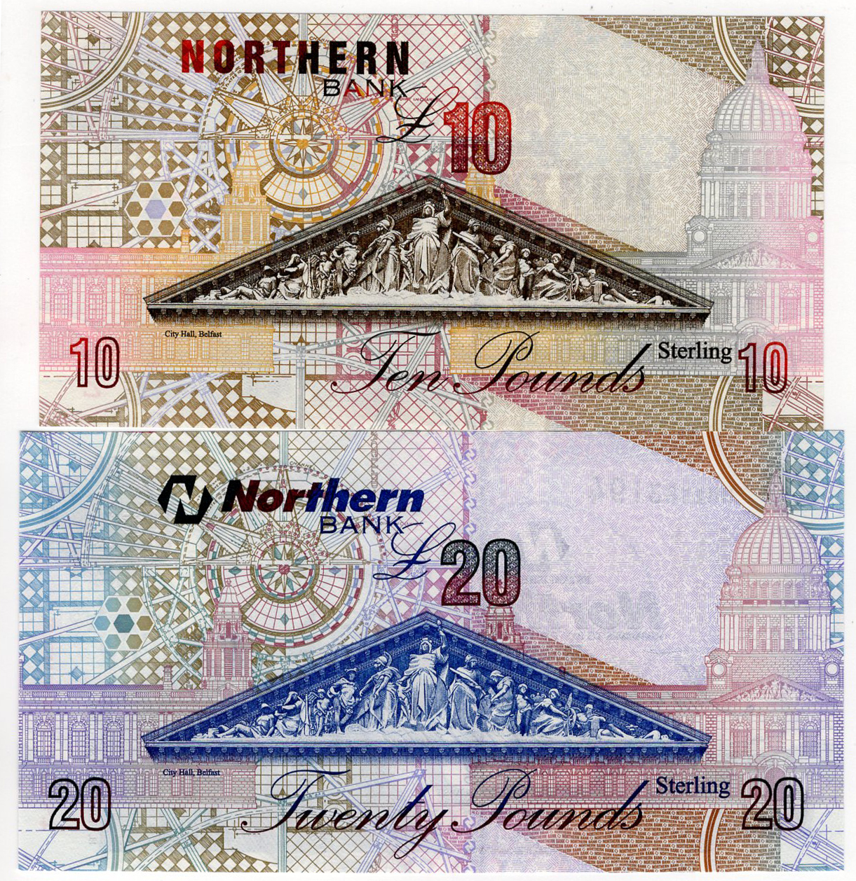 Northern Ireland, Northern Bank (2), 20 Pounds dated 6th November 2006 serial HH2583194 (PMI - Image 2 of 2