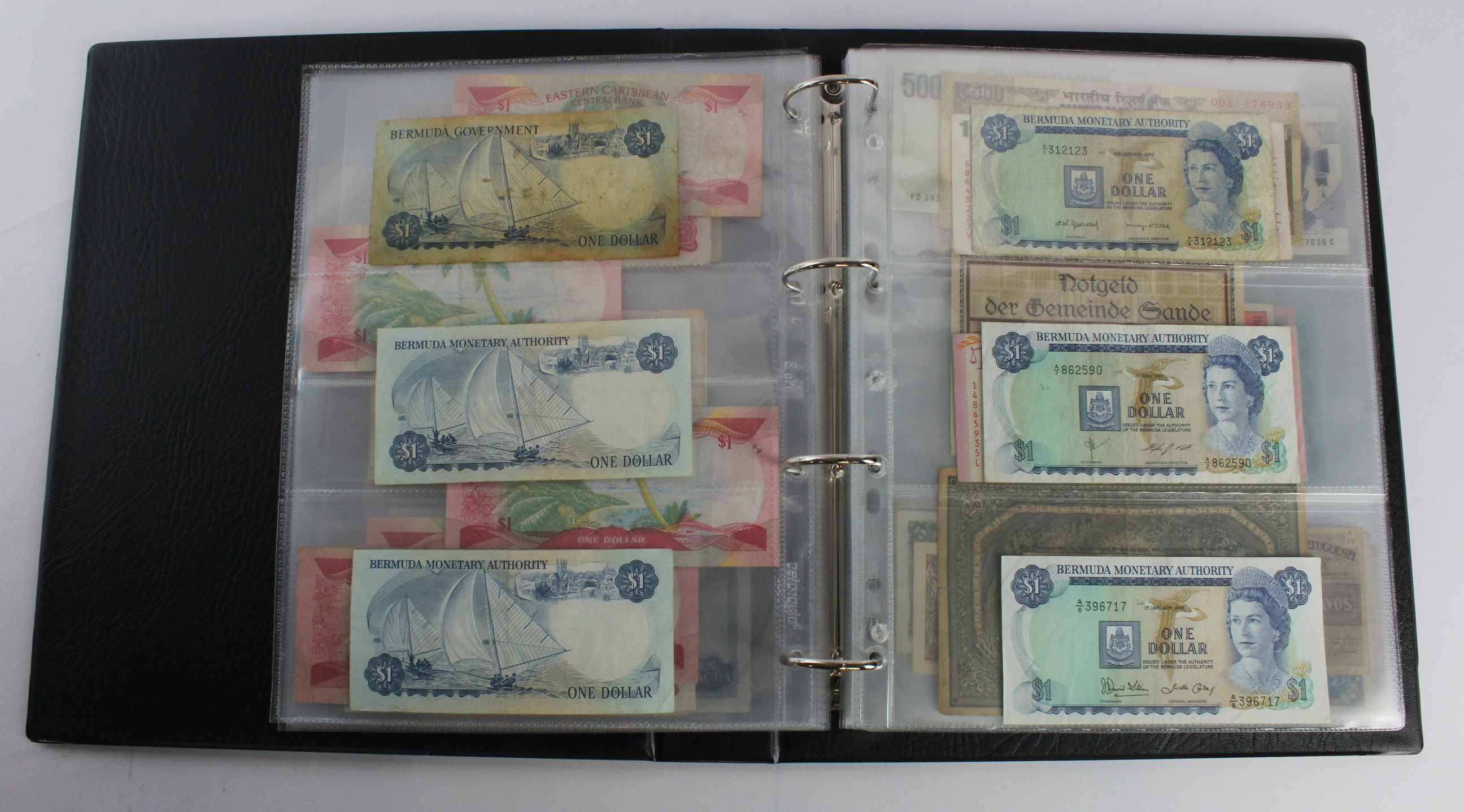 World (133), an album of mixed world notes in slipcase to include Mafeking Seige note, Mauritius 1 - Image 13 of 41