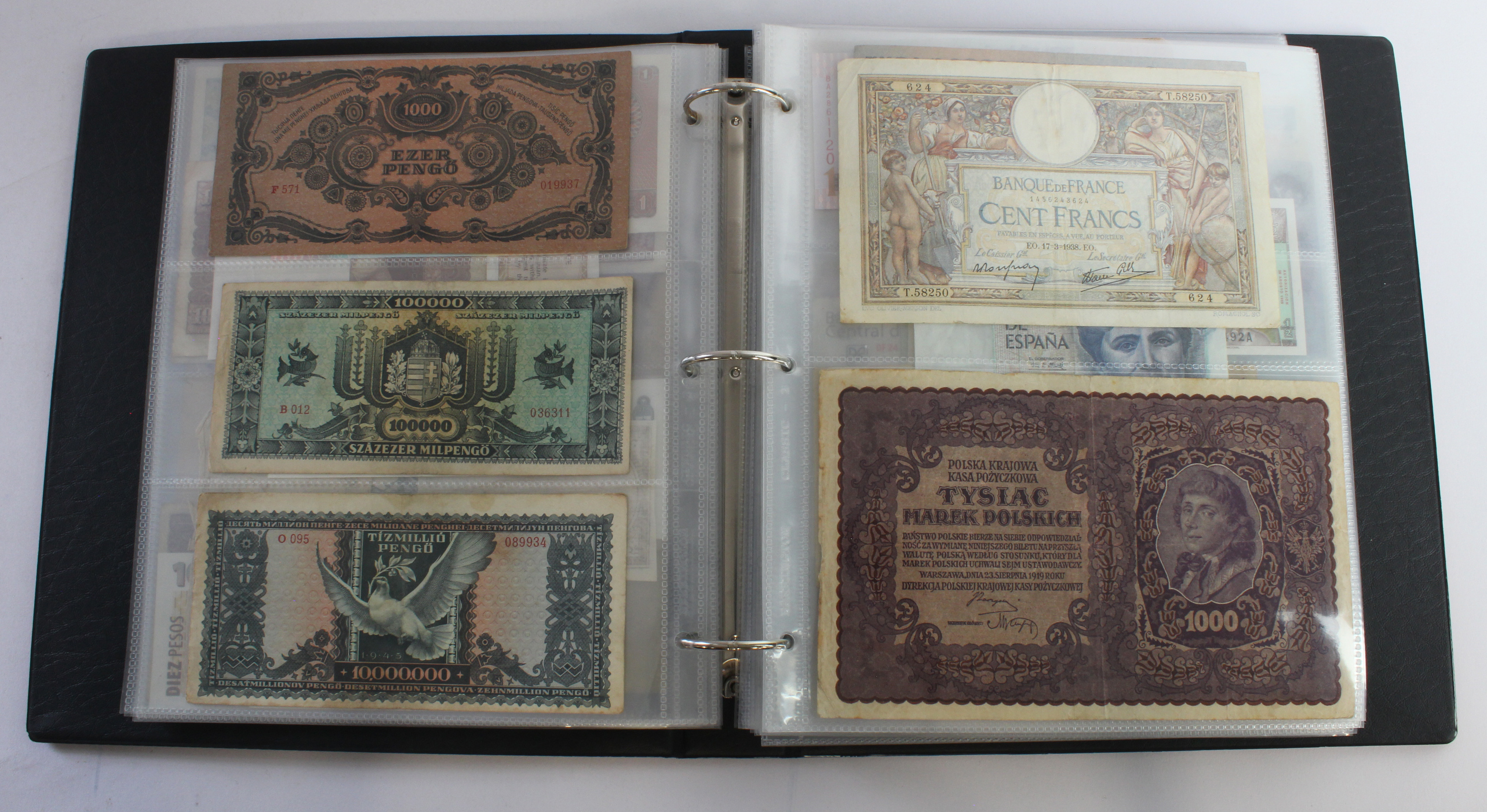 World (164), an album of mixed world notes to include USA fractional 50 Cents 1863, Hong Kong - Image 11 of 47