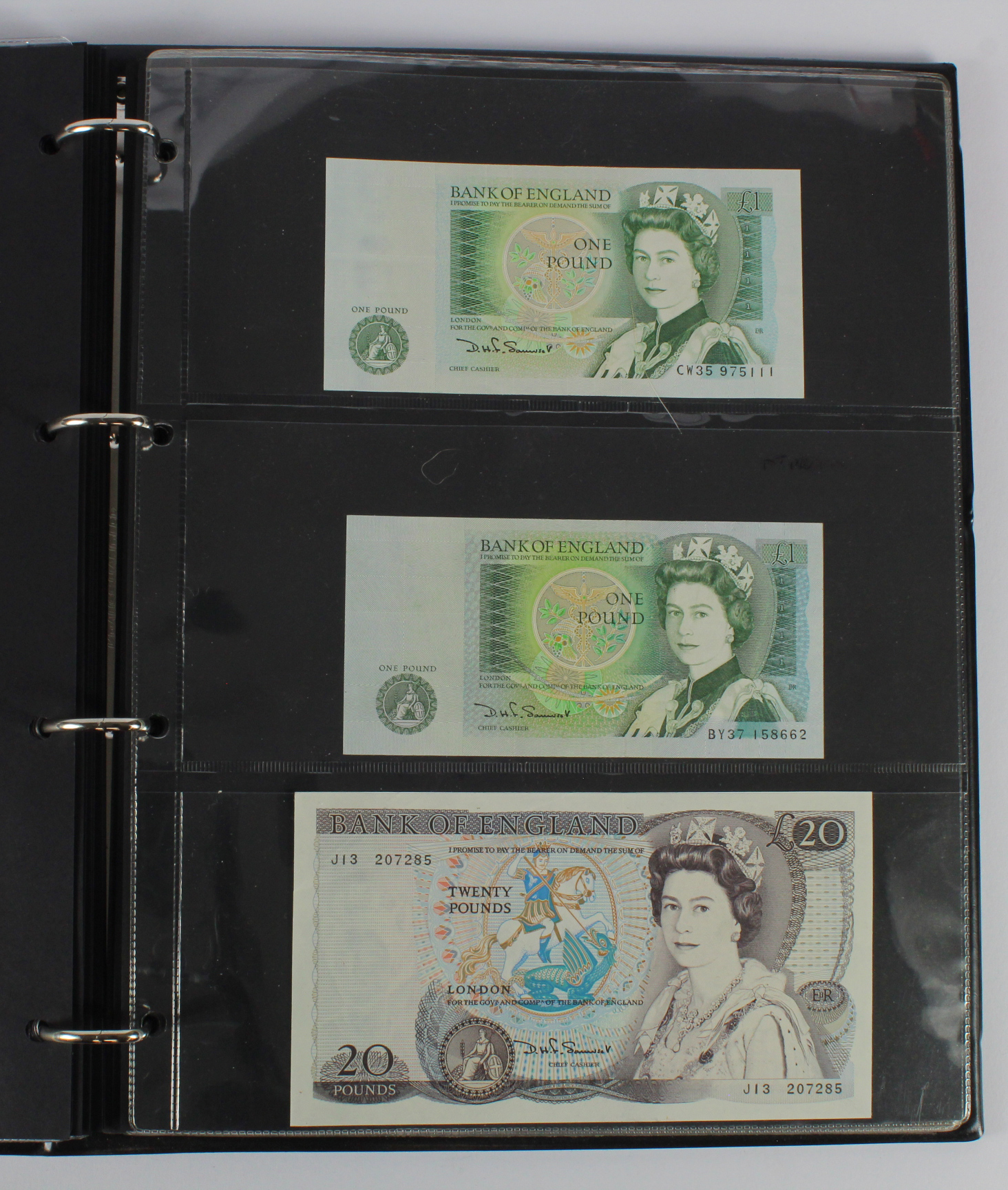 Bank of England (47), a good range of notes in Hendon album with signatures from Catterns, Peppiatt, - Image 14 of 18