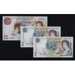 Isle of Man (3), 20 Pounds issued 2011 signed Shimmin, serial J543490 (IMPM M543, Pick45b), 5 Pounds