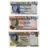Northern Ireland, Bank of Ireland (3), a group of REPLACEMENT notes, 20 Pounds dated 20th April