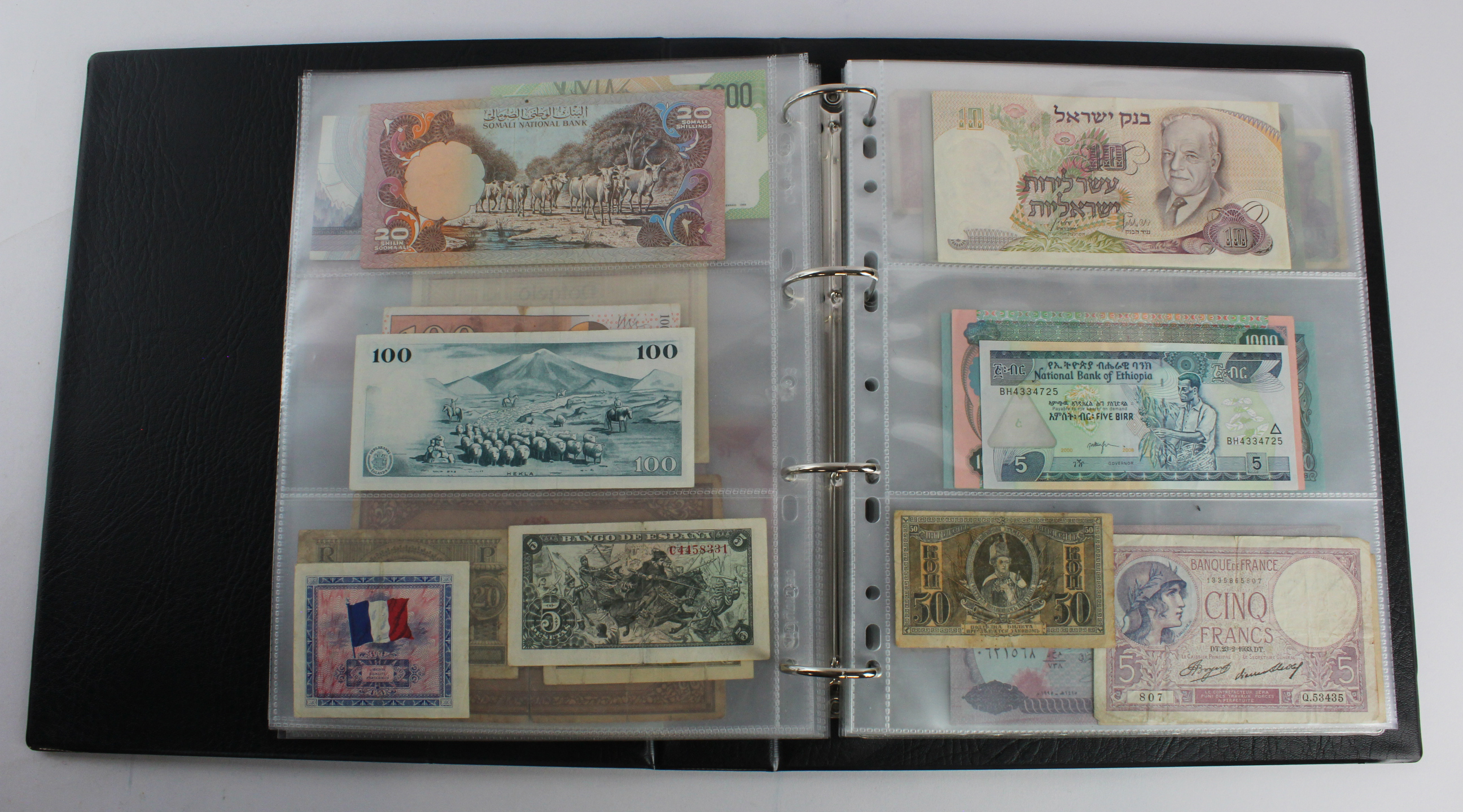 World (133), an album of mixed world notes in slipcase to include Mafeking Seige note, Mauritius 1 - Image 18 of 41