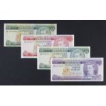 Barbados (4), a group of special numbers, 20 Dollars FIRST prefix and VERY LOW number, serial D1