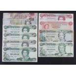 Bahamas (10), an Uncirculated group of Queen Elizabeth II issues, 3 Dollars dated 1968, 3 Dollars, 1