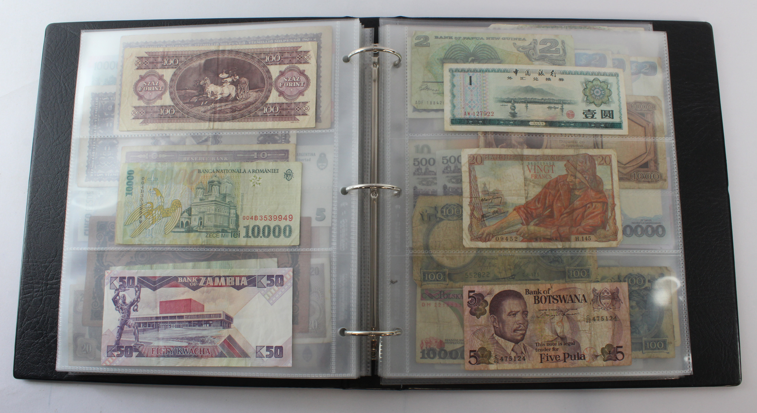 World (164), an album of mixed world notes to include a group of King George VI from East Africa, - Image 25 of 39