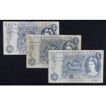 Hollom, Fforde and Page 5 Pounds FORGERIES, a group of Series C Portrait notes, the Hollom low