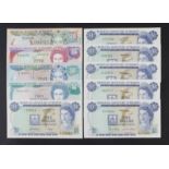 Bermuda (10), an Uncirculated group of Queen Elizabeth II notes, 1 Dollar (6) dated 1976, 1978,