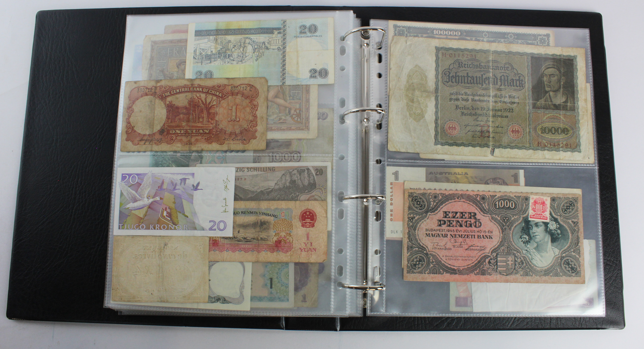 World (133), an album of mixed world notes in slipcase to include Mafeking Seige note, Mauritius 1 - Image 37 of 41