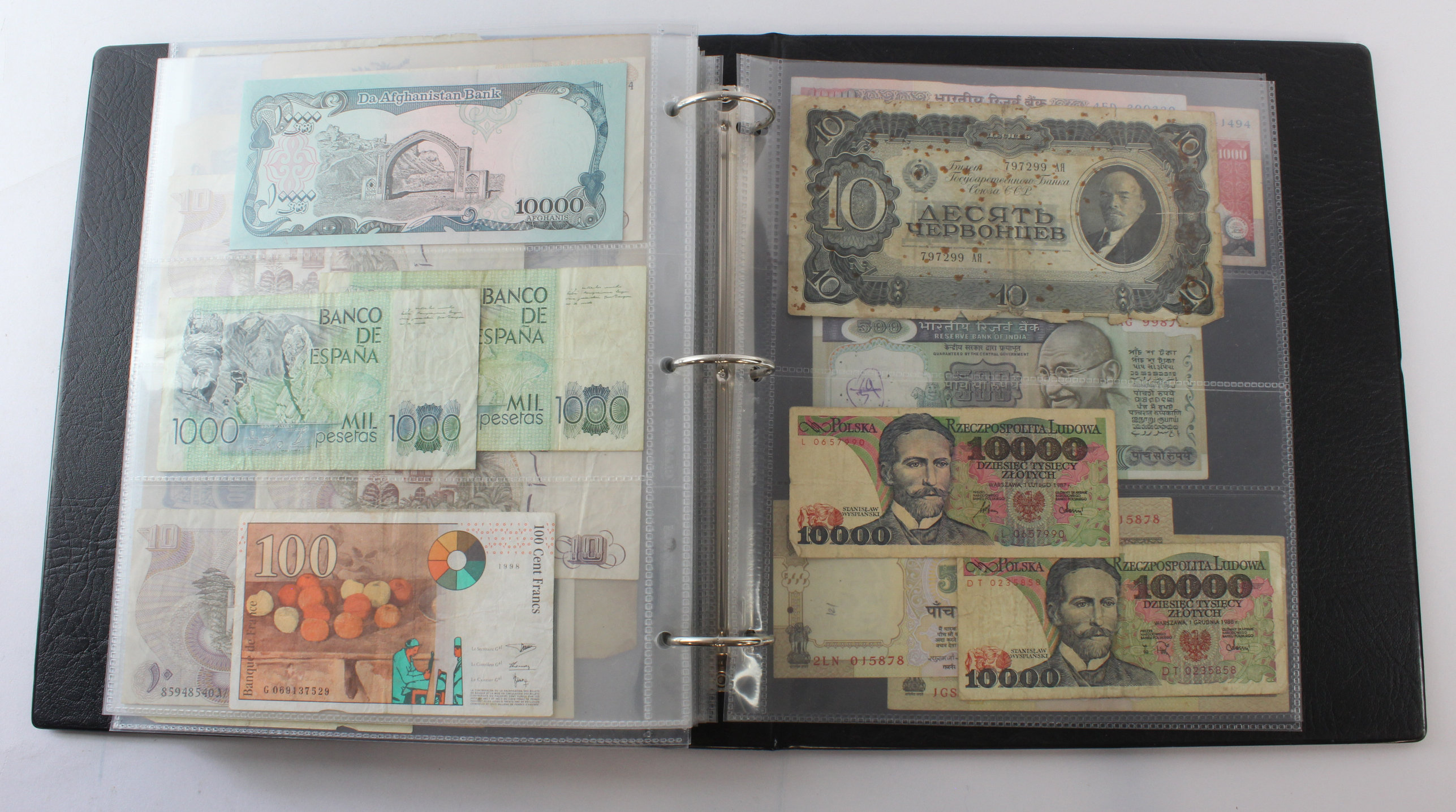 World (164), an album of mixed world notes to include a group of King George VI from East Africa, - Image 37 of 39