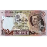 Northern Ireland, Allied Irish Banks Limited (2), 5 Pounds & 10 Pounds dated 1st December 1982,