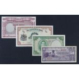 Asia (4), Hong Kong 10 Dollars Chartered Bank issued 1962 - 1970 (Pick70c) crisp EF, Vietnam 10 Dong