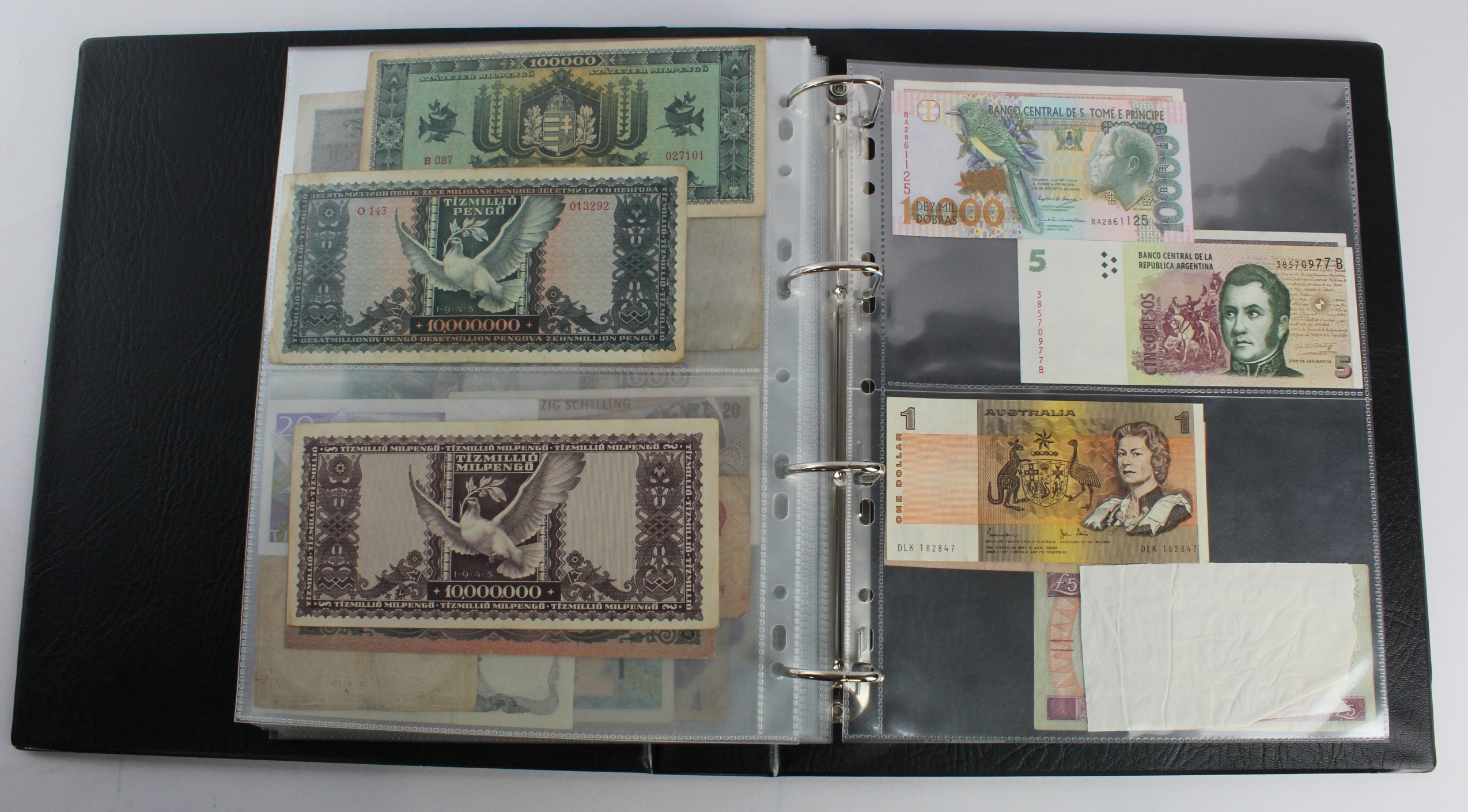 World (133), an album of mixed world notes in slipcase to include Mafeking Seige note, Mauritius 1 - Image 39 of 41