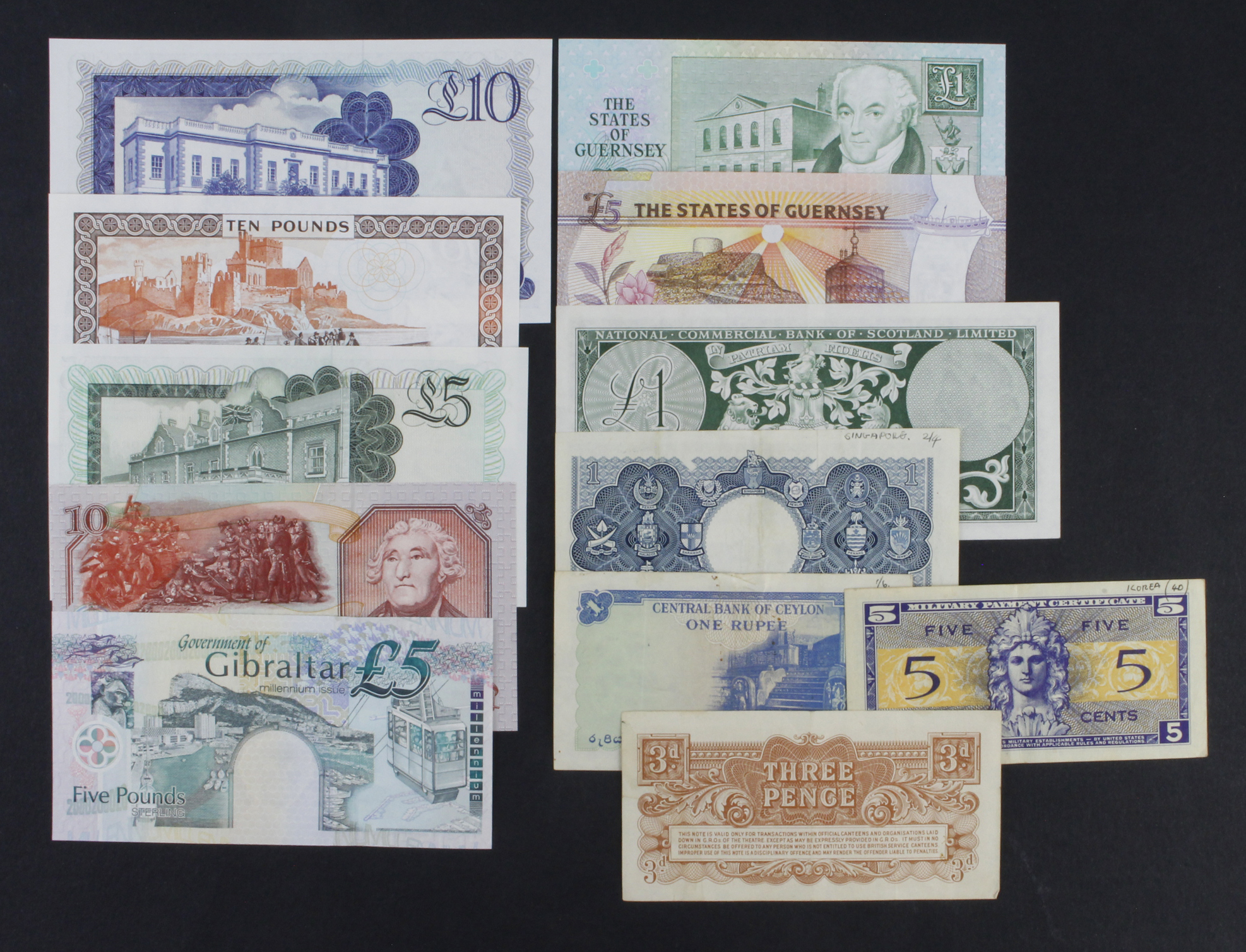 World (12), Gibraltar 10 Pounds (2) dated 1986 & 1995, 5 Pounds (2) dated 1988 & 2000 millennium - Image 2 of 2