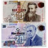 Northern Ireland, Northern Bank (2), 20 Pounds dated 6th November 2006 serial HH2583194 (PMI