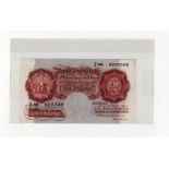 Mahon 10 Shillings (B210) issued 1928, FIRST SERIES note serial Z88 605348 (B210, Pick362a) VF+