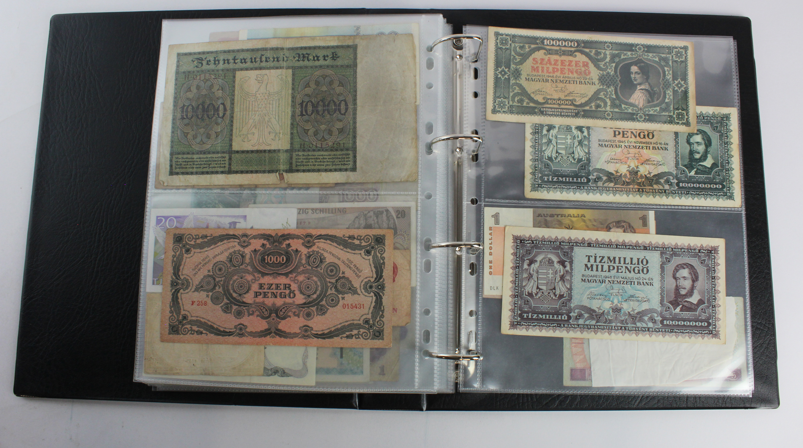 World (133), an album of mixed world notes in slipcase to include Mafeking Seige note, Mauritius 1 - Image 38 of 41