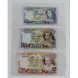 Northern Ireland (24), Allied Irish Banks 20 Pounds, 10 Pounds & 5 Pounds all 1990, Bank of