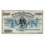 Stratford upon Avon Old Bank Stourbridge and Kidderminster Branch 10 Pounds unissued note, circa