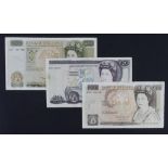 Somerset FORGERIES (3), 50 Pounds A57 231709, 20 Pounds E25 54273, 10 Pounds BW22 924987 (B352,