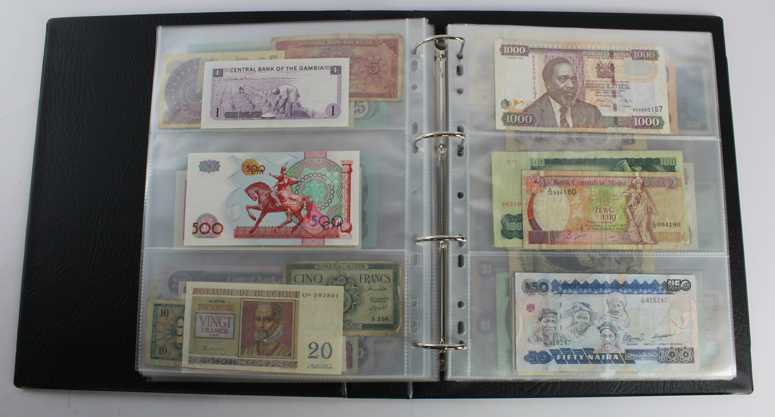 World (133), an album of mixed world notes in slipcase to include Mafeking Seige note, Mauritius 1 - Image 25 of 41