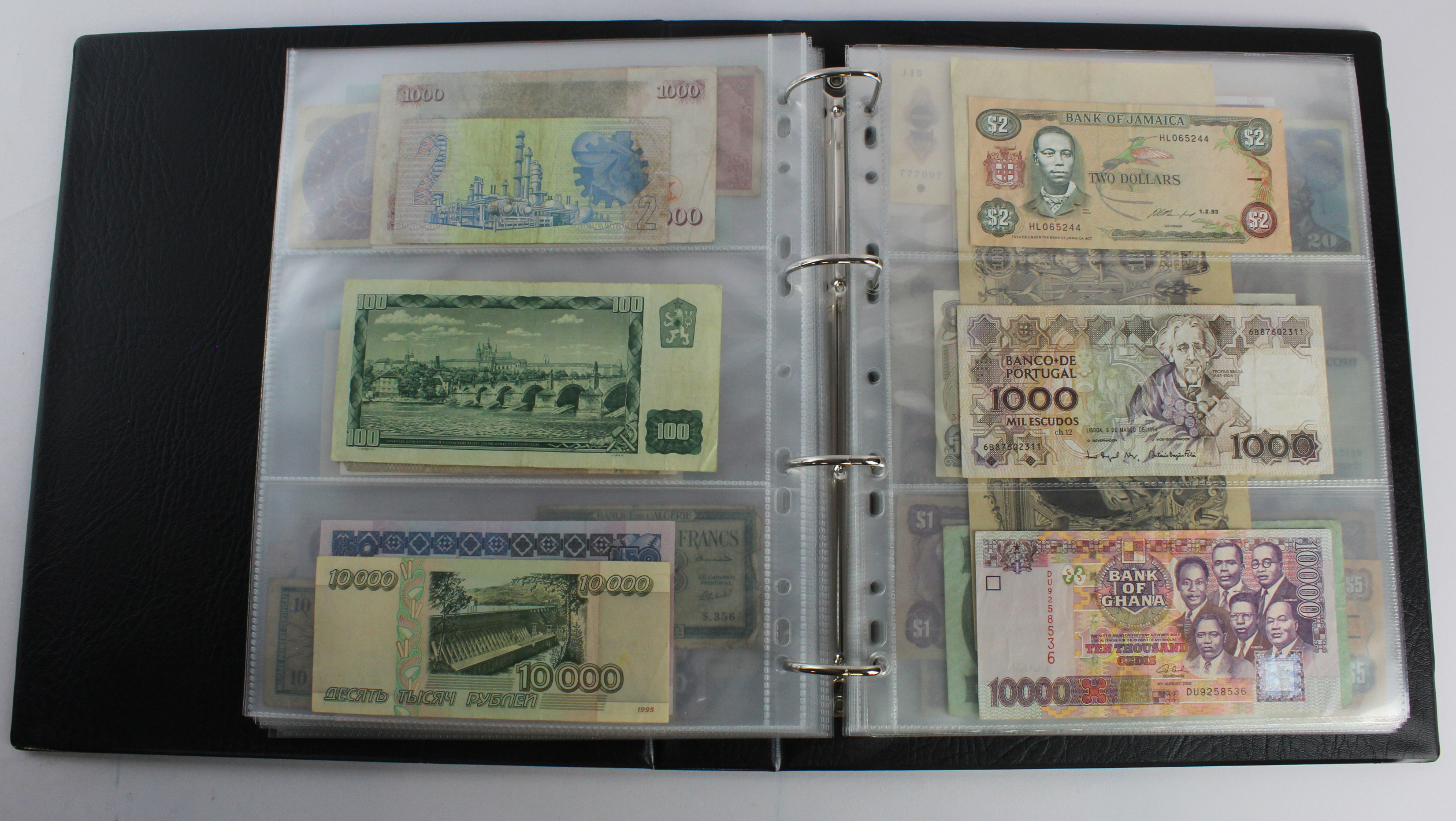 World (133), an album of mixed world notes in slipcase to include Mafeking Seige note, Mauritius 1 - Image 27 of 41